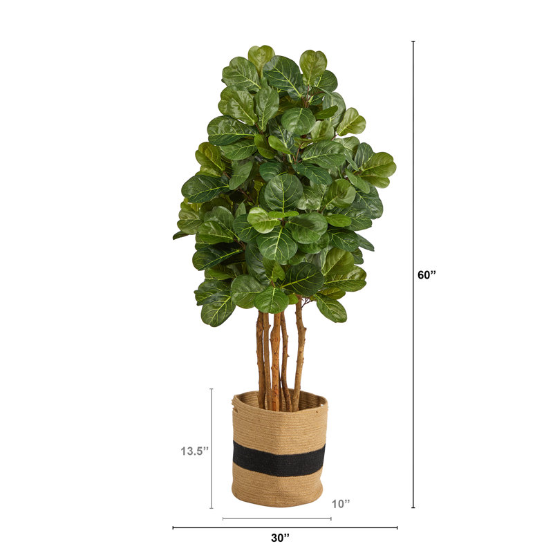 Figuier artificiel 60 '' en pot