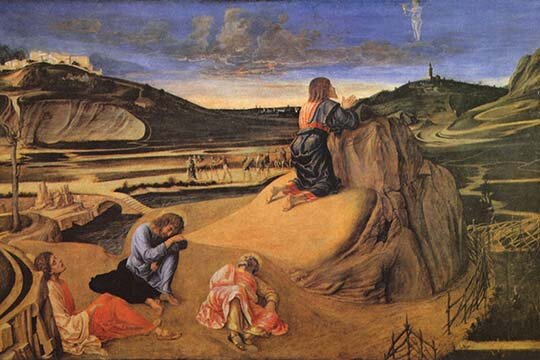 Buyenlarge Christ At The Mount Of Olives by Giovanni Bellini Print ...