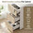 Okeysen 12.6" Slim 3-Drawer Mobile File Cabinet