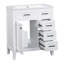 Meuble-lavabo 36 po avec lavabo, armoire de salle de bain verte avec tiroirs, structure solide et panneau de fibres à densité moyenne (ancien numéro de référence: JL000007AAG)-1201415158