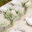 Bouquet de hortensias artificiels, bouquets de gypsophiles, bouquets de fleurs réalistes avec feuille d'eucalyptus pour le mariage, la Saint-Valentin, Pâques et la maison-1831091223