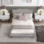 Structure de lit plateforme double-219539478