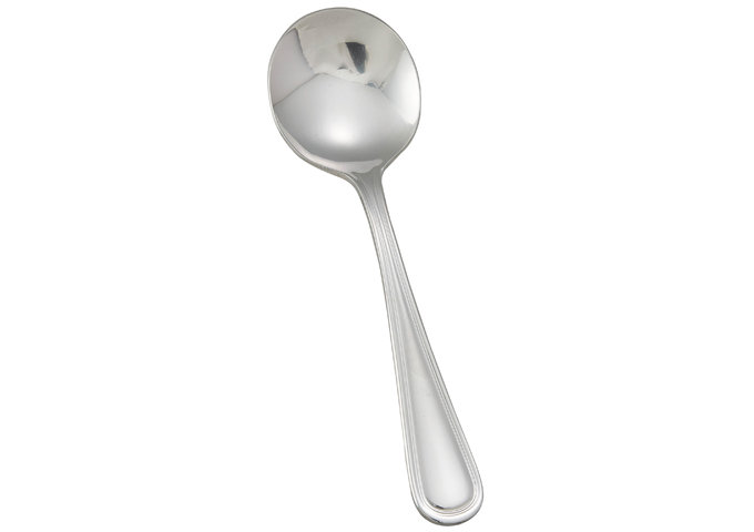 Continental Stainless-Steel Bouillon Spoon, Extra Heavyweight, 6.5" (12 Pack)