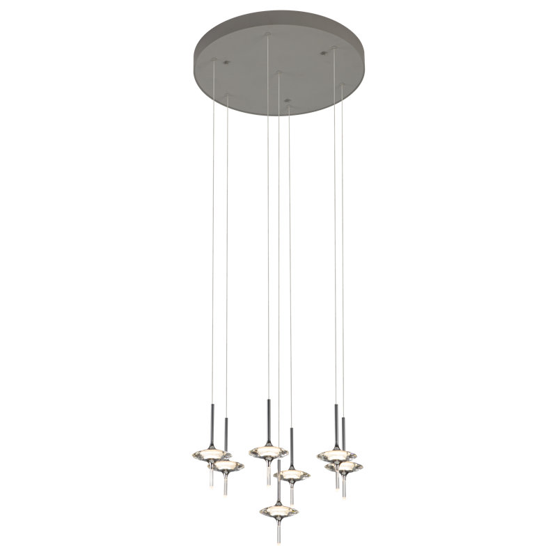Lustre à niveaux 7 lumières DEL Burridge