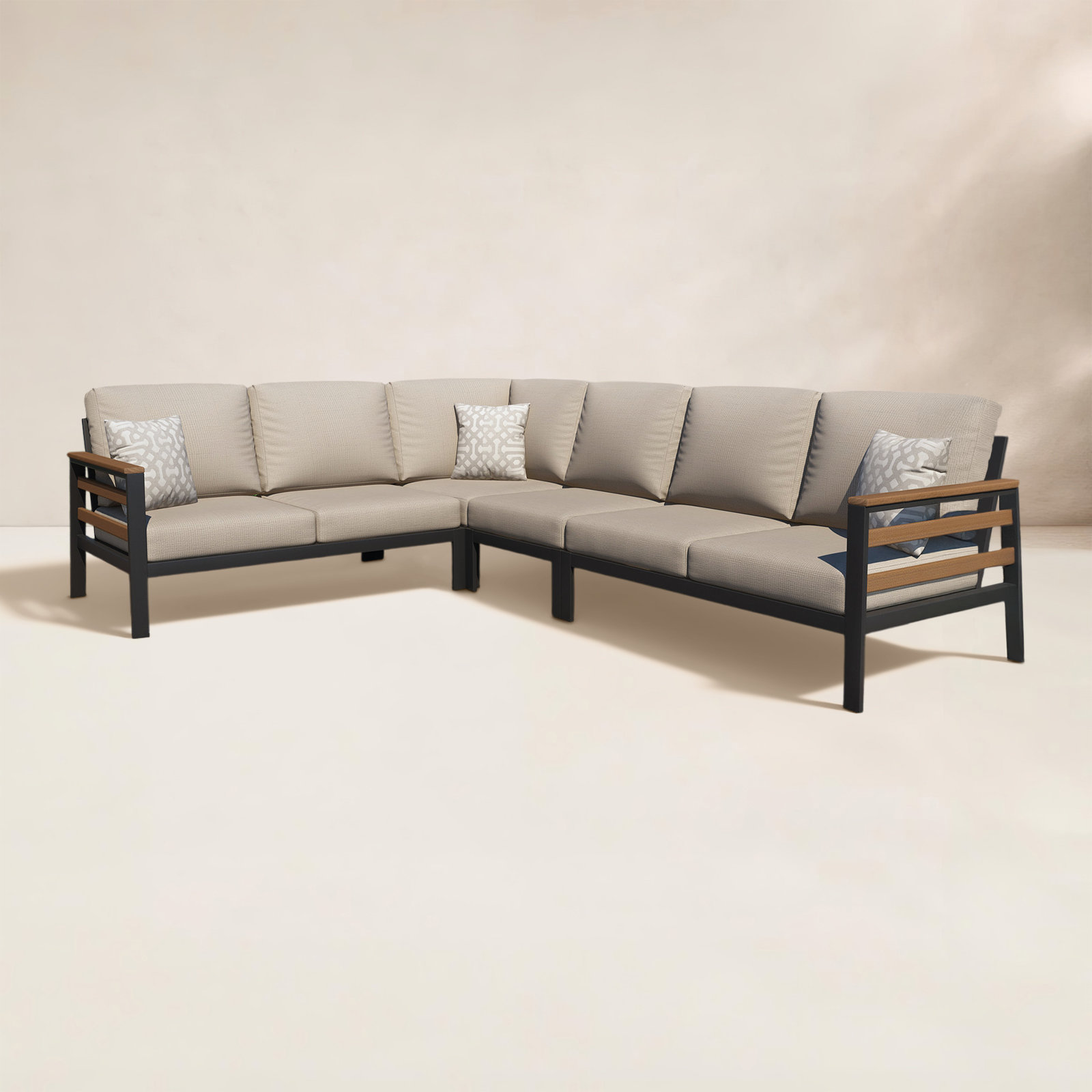 Townsend 88" Sunbrella® Patio Sofa, Cast Silver Sunbrella®
