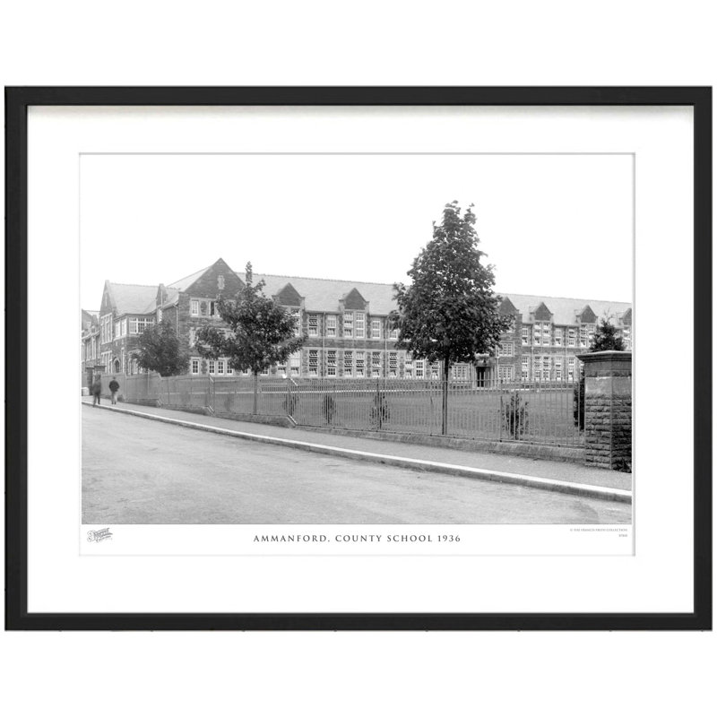 Ammanford, County School 1936 by Francis Frith - Single Picture Frame Print, 60cm H x 80cm W x 2.3cm D