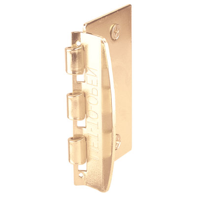 Flip Action Door Lock – Reversible Brass Privacy Lock with Anti-Lock Out Screw for Child Safe Mode, 2-3/4” (Single Pack)