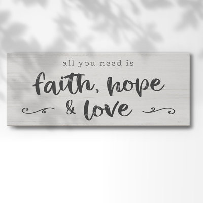 " Faith, Hope, Love "