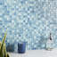 Carreau de mosaïque en verre poli mural 11,81 po x 11,81 po Jayla-61901518