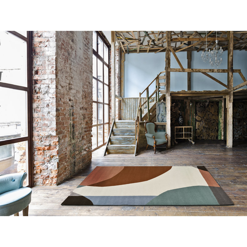 Bergvin Geometric Area Rug, Rectangle 120 x 170cm