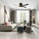 52'' Arlo 4 - Blade LED Smart Flush Mount Ceiling Fan with Wall Control and Light Kit Included