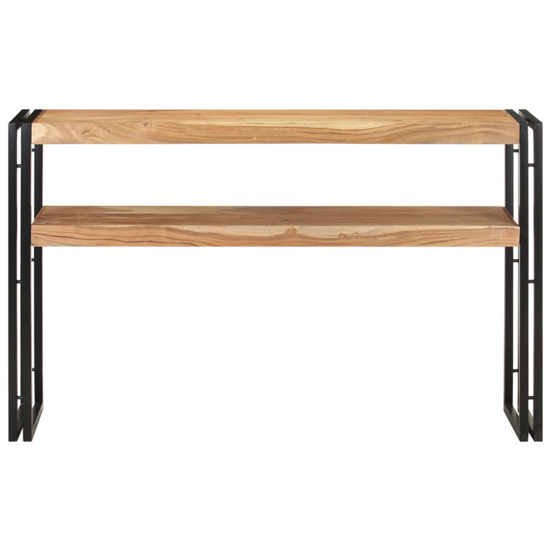 Console Table  Rough Wood, 29.53" H x 47.24" W x 11.81" D, Brown
