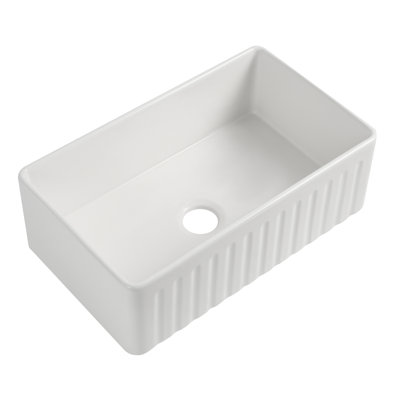 Sink 33"X20" - Heat , Scratch , Stain Proof, Rust Large Bowl, 10" Deep, Easy To Clean Up With Grid And Strainer Ample Inner Space, Quickly