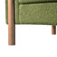 Fauteuil d'appoint surdimensionné, fauteuil de salon rembourré avec pieds en noyer et main courante incurvée-2102615621