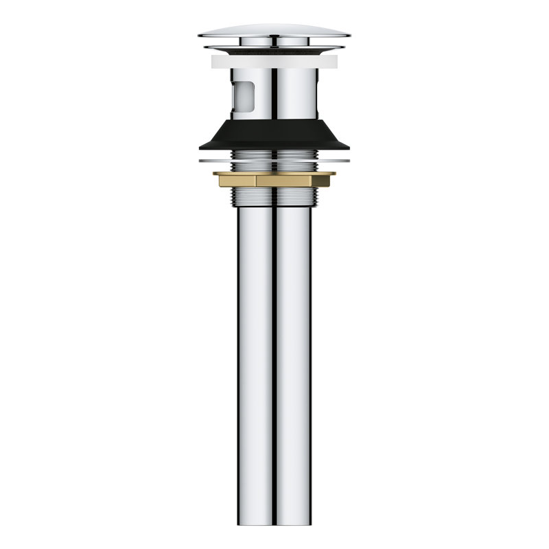 Universal Pop-Up Bathroom Sink Drain with Overflow, Chrome