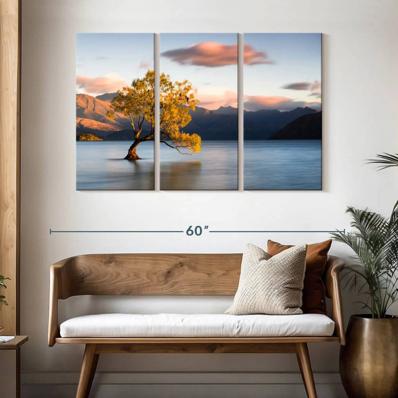 Alvord Lake Wanaka, Nouvelle-Zélande, H 32 po x l 50 po