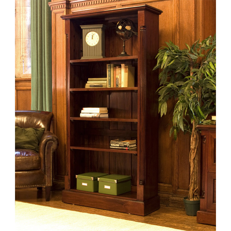 Demetre 180cm H x 92cm W Wood Standard Bookcase