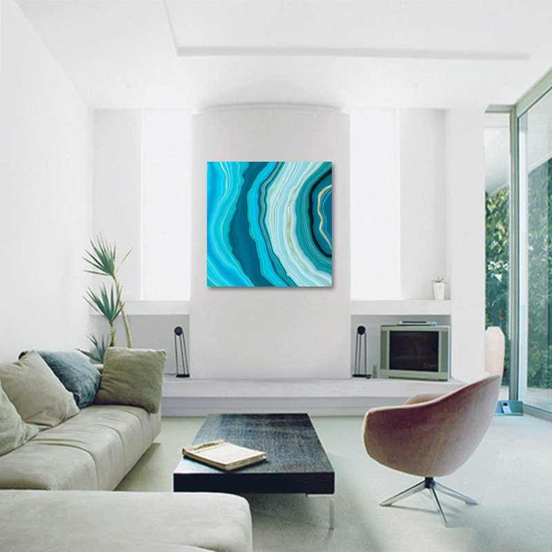Affluence Print, 36" H x 36" W, Metal