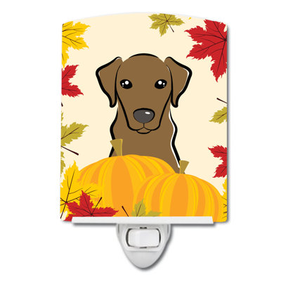 Shih Tzu Thanksgiving Ceramic Night Light
