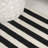 Isibeal Modern Classic Mitre Stripe Black/Ivory Rug-1282664984