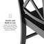 Chaise d'appoint à dossier croisé Amarapal-1190783