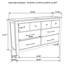 Commode 6 tiroirs Rustic-Modern