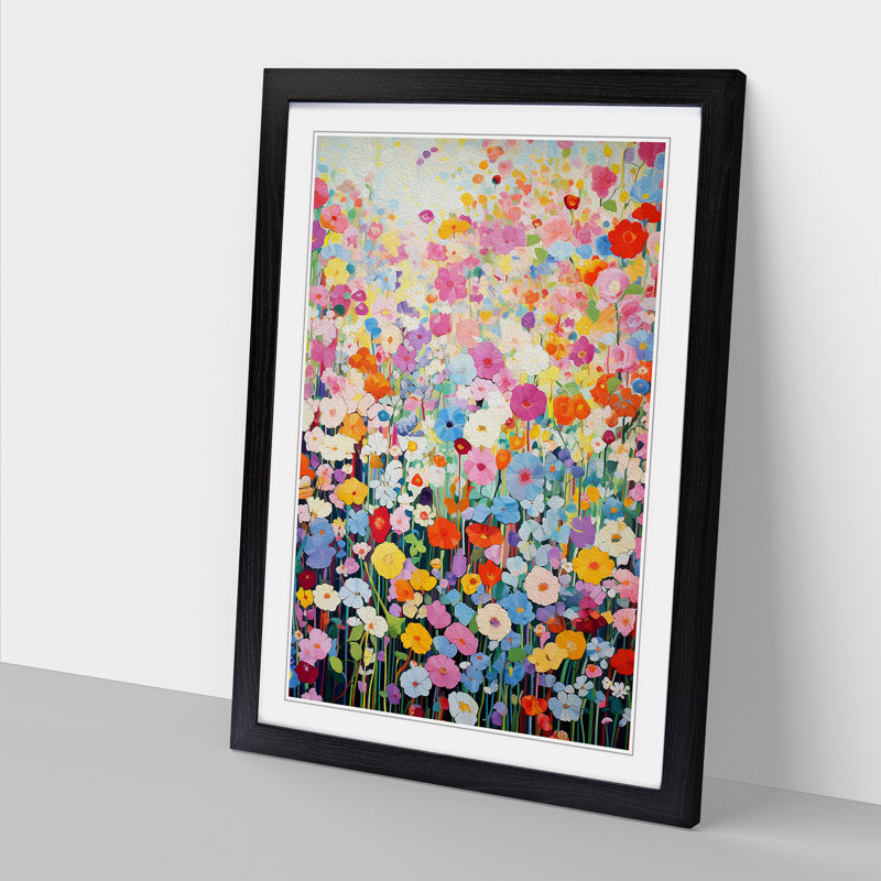 Single Picture Frame Print on Wood, 34cm H x 25cm W, Black Framed