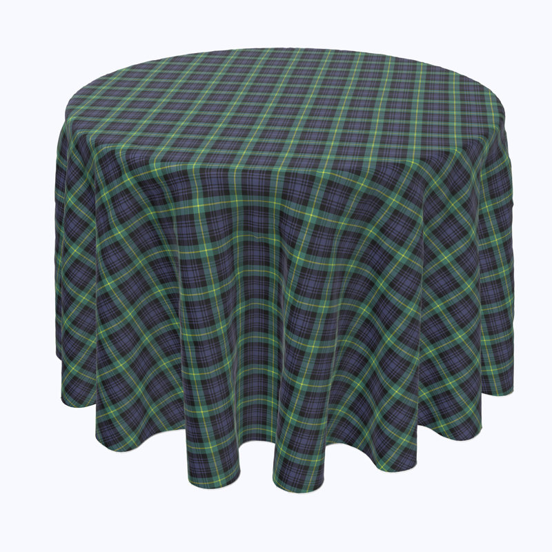 Reem Tartan Tablecloth, 108" x 108"