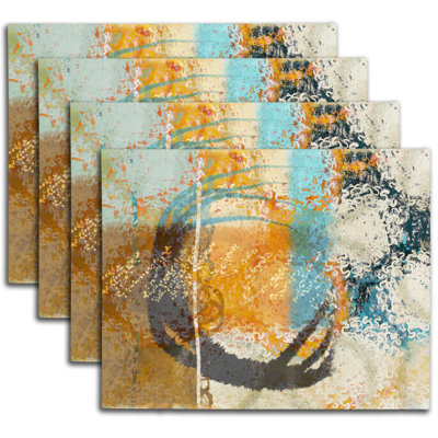 Napperon abstrait en polyester