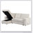 U_STYLE Upholstery Sleeper Sectional Sofa With Storage Bags And 2 Cup Holders  On Arms-479354431