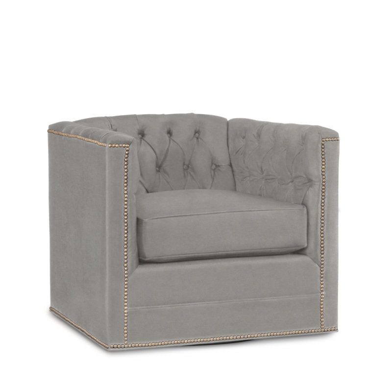 Beaumont Club Chair, Stone Polyester