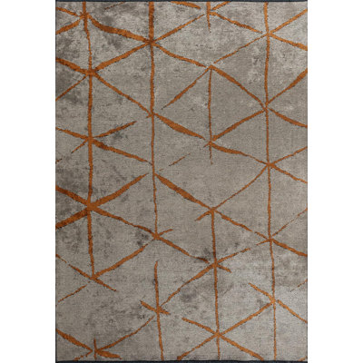 Contemporain grand diamant abstrait