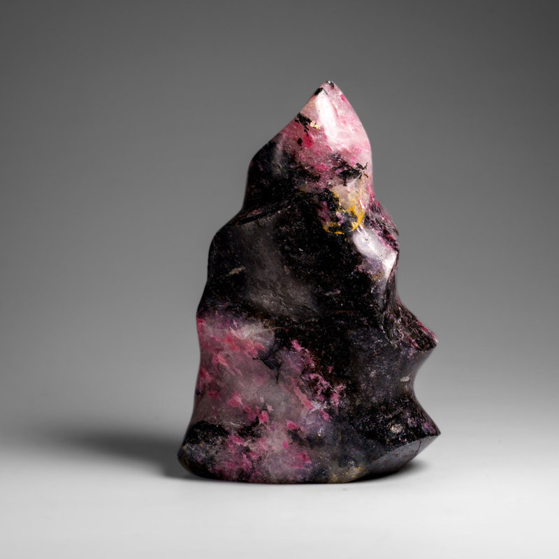 Polished Imperial Rhodonite Flame Freeform From Madagascar (2 Lbs)