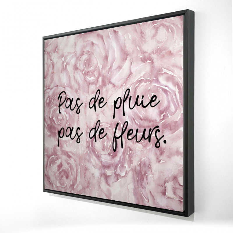 " Pas De Pluie Pas De Fleurs "
