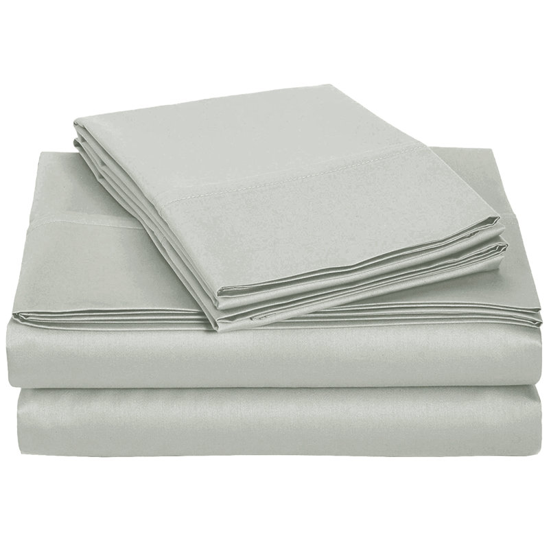 Billie-J Microfiber Sheet Set, Queen, Gray