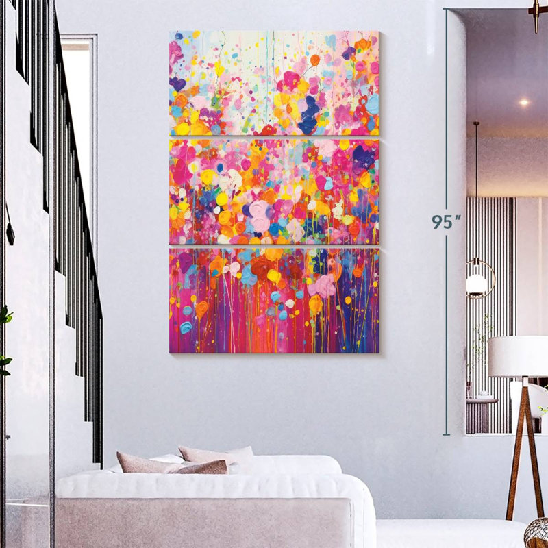Confettis de jardin Avery, H 74 po x l 48 po
