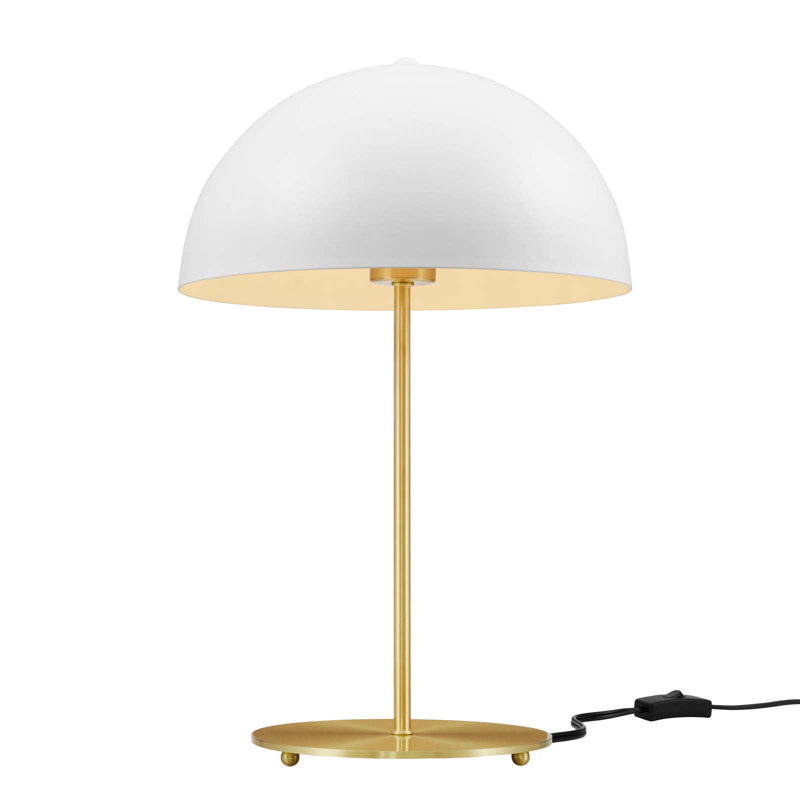 Modway Ideal Metal Table Lamp, White