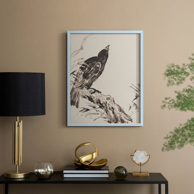 «Vintage Animal Print», reproduction encadrée en bois massif