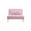 Tissu convertible futon avec pieds en métal