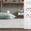 Tapis gris clair / beige en laine / coton noué à la main Oushak-93574248