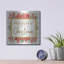 Luxe Metal Art 'Merry Little Christmas' By Cindy J " Merry Little Christmas " by Cindy Jacobs-101673002