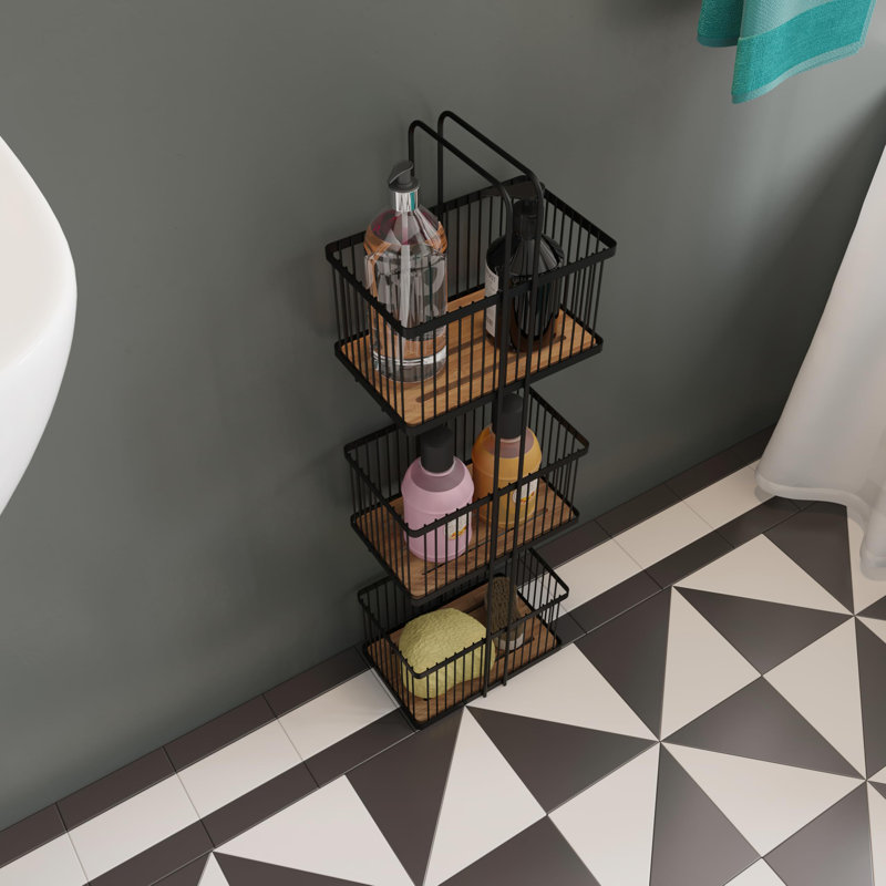 Metal Freestanding Bathroom Shelves