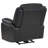 Salerno Dark Grey Upholstered Power Recliner Chair-1451888235