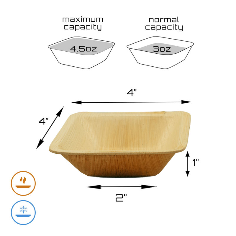 Tasses à dessert jetables pour fêtes - compostables