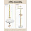 Porte-papier hygiénique anti-vacillement H 26 po avec base lestée KES-122525211