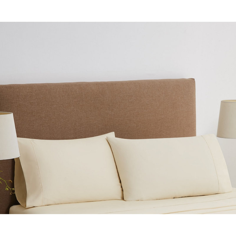 Vince Camuto 1200TC CVC Cooling Pillowcase Pair, Cream, King Pillowcase
