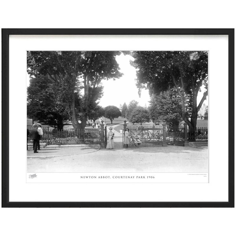 Newton Abbot, Courtenay Park 1906 by Francis Frith - Single Picture Frame Print, 40cm H x 50cm W x 2.3cm D