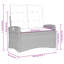 Banc de patio inclinable Red Barrel Studio® avec coussins en poly rotin-2099414801
