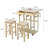 Laudalino 32.09 " W Kitchen Island Set-1235353110