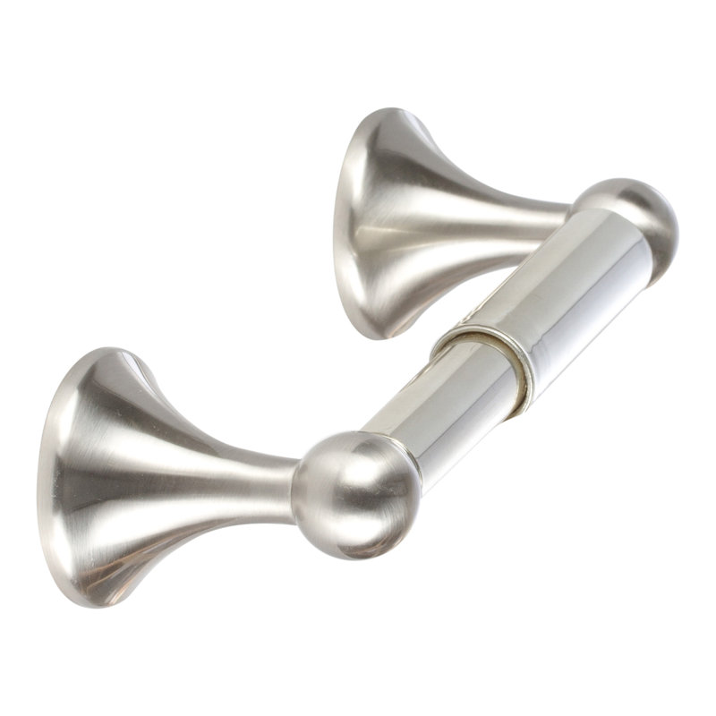 Porte-papier à deux colonnes Ventura, Nickel satiné
